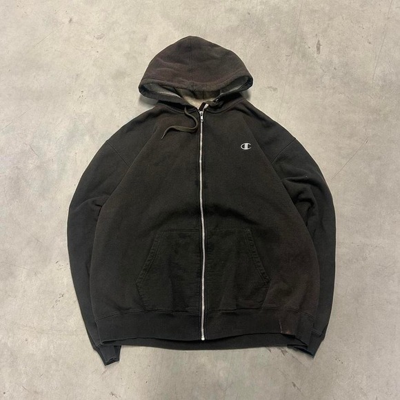 Champion Other - Y2K Champion Faded Zip‎ Up Hoodie